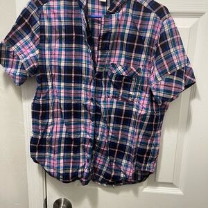 Victoria's Secret Pink and Blue Plaid Sleep set